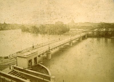The Porto di Ripetta during the flood of 1878, 1878 by Fratelli D